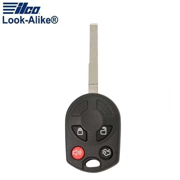 LAL RHK-FORD-4B1HS FORD 4 BUTTON REMOTE HEAD KEY (HU101 BLADE), Ilco, Mfr#: ILCO-AX00010800
